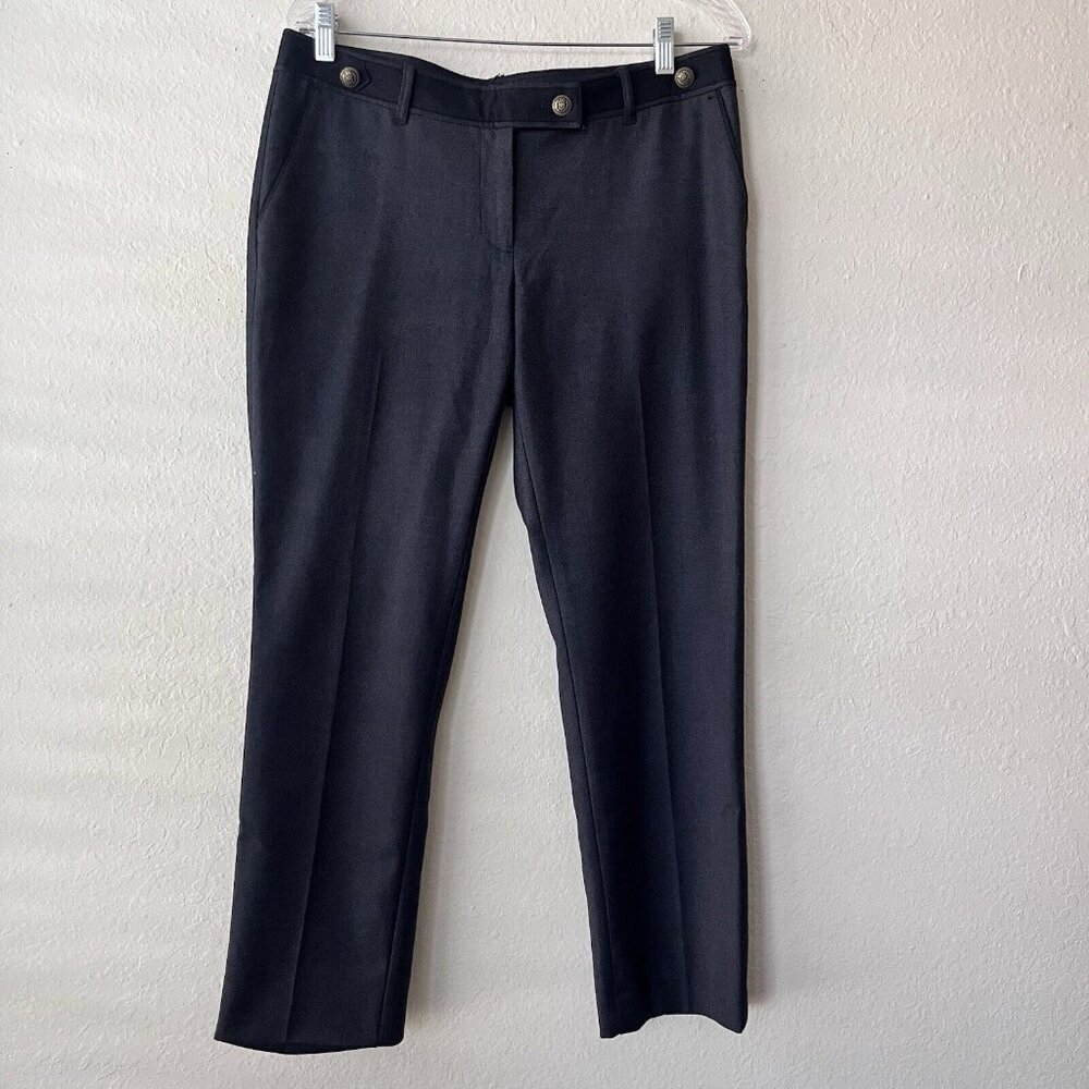 Ann Taylor‎ LOFT Women’s Gray Dress Pants Wool Blend Career Wear Size 6